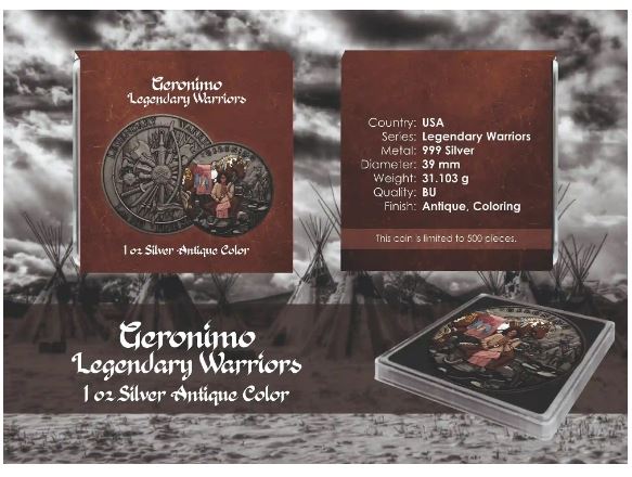 Warriors #6 Geronimo 2024 Color - Edelmetalle Koitz GnbR