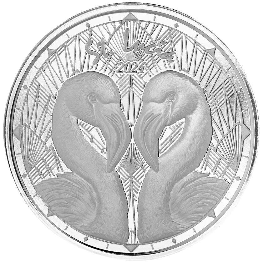 St. Lucia - Flamingos 2024 - Edelmetalle Koitz GnbR