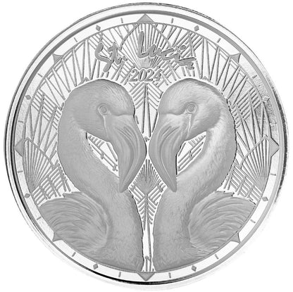 St. Lucia - Flamingos 2024 - Edelmetalle Koitz GnbR