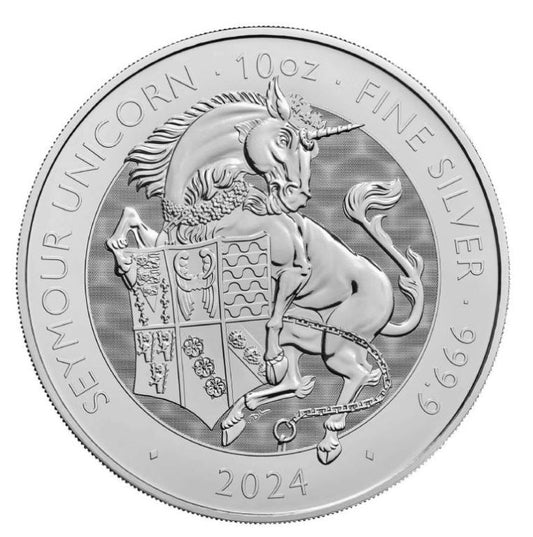 Großbritannien - 10oz Tudor Einhorn 2024