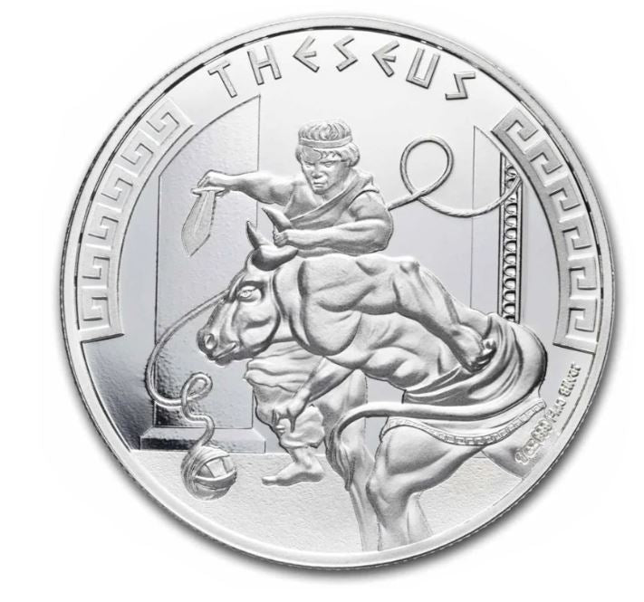 Niue Theseus 2024 1 oz Silber Griechische Mythologie
