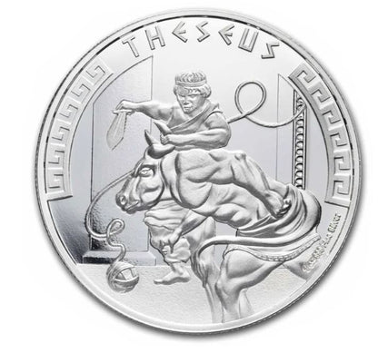 Niue Theseus 2024 1 oz Silber Griechische Mythologie