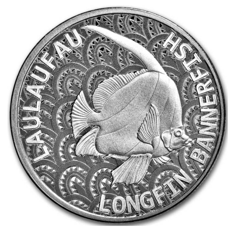Tokelau - Langflossen Wimpelfisch 2024 - Edelmetalle Koitz GnbR