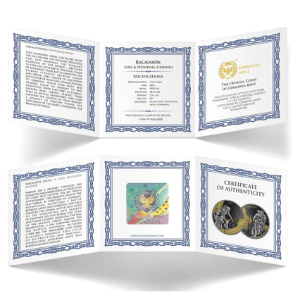 Germania - Ragnarök Loki & Heimdall Geminus 2 x 1 oz Silver BU 2025