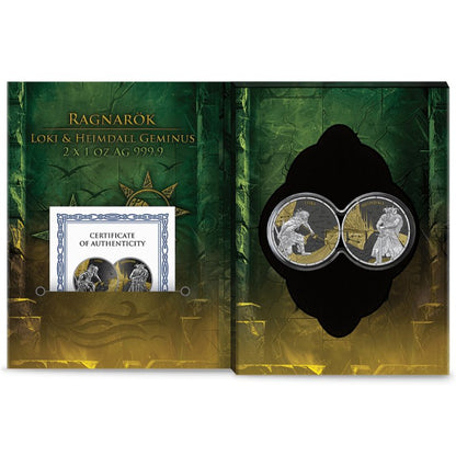 Germania - Ragnarök Loki & Heimdall Geminus 2 x 1 oz Silver BU 2025