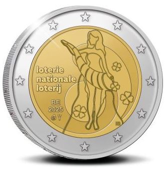 Belgien 2€ 2025 - Nationale Lotterie NL