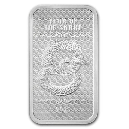 Australien - 5oz Lunar Schlange Barren 2025