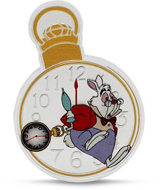 Niue Disney Alice im Wunderland White Rabbit 2025 2 oz Silber Proof