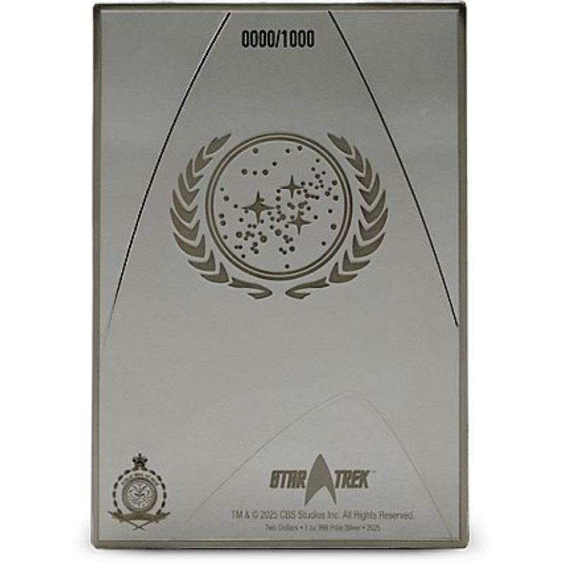 Niue Star Trek Communicator 2025 | 2 $ Silber PP | Auflage 1.000