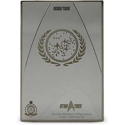 Niue Star Trek Communicator 2025 | 2 $ Silber PP | Auflage 1.000