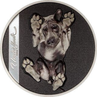 Cook Islands Underlook Under Dog 2025 1 oz Silber farbig Proof