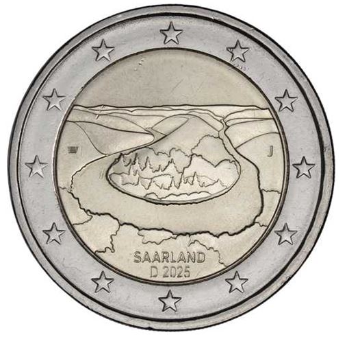 Deutschland 2€ 2025 - Saarland J