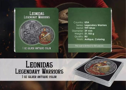 Warriors #10 Leonidas I. 2025 antik finish color