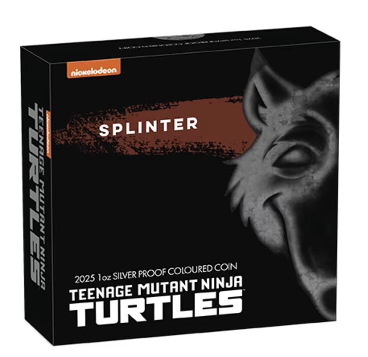 Tuvalu - Ninja Turtles Splinter 2025 - Edelmetalle Koitz GnbR