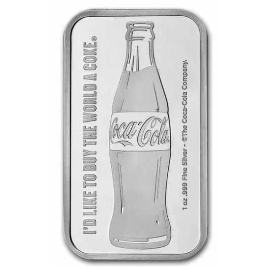 Coca-Cola Silberbarren 1 oz 2025