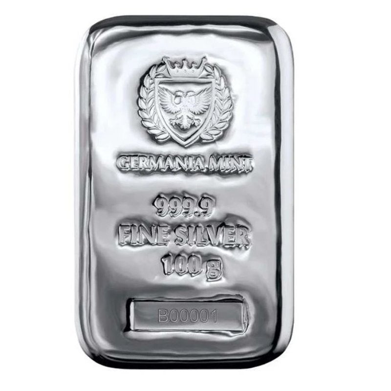 Germania Mint - 100g Silberbarren