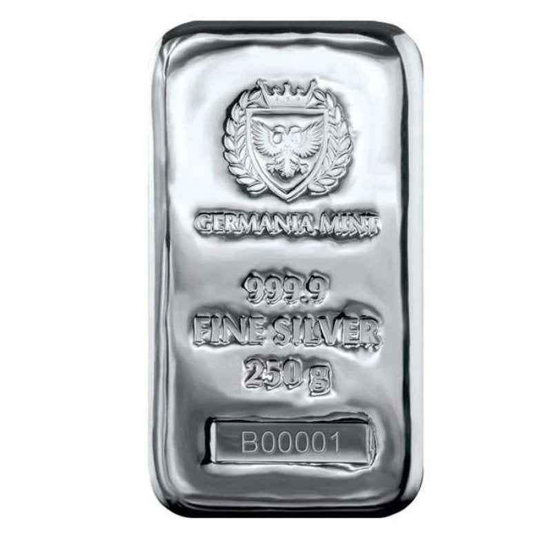 Germania Mint - 250g Silberbarren