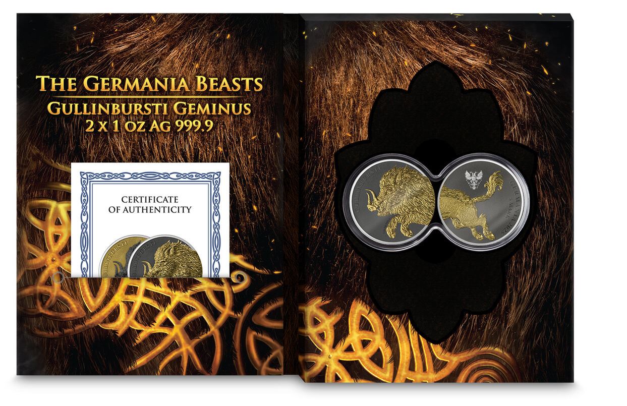 Germania  - Beasts Gullinbursti 2025 Geminus - Edelmetalle Koitz GnbR