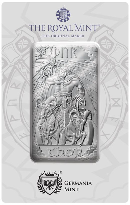 Großbritannien - 10oz Barren Gott Thor 2025 - Edelmetalle Koitz GnbR