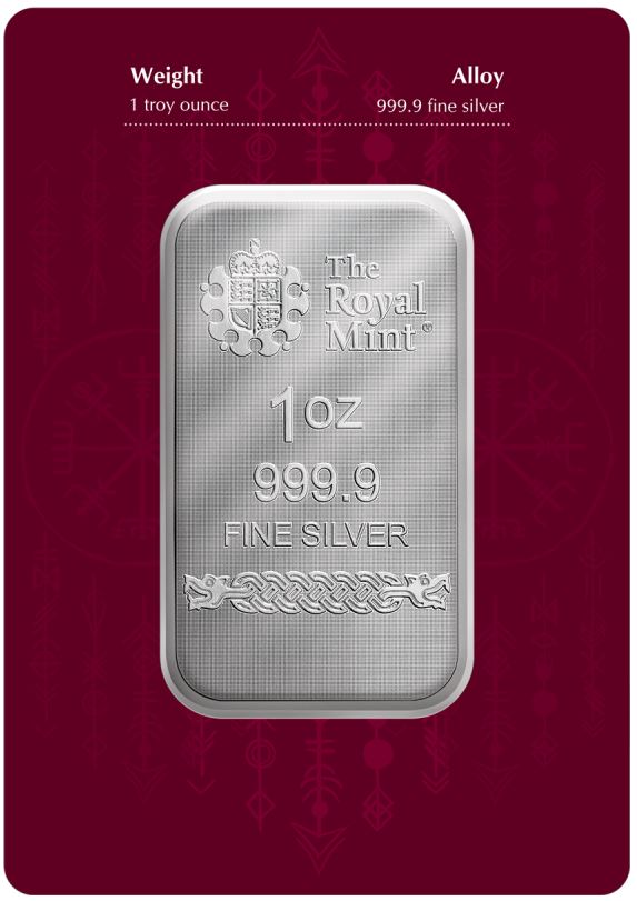 Großbritannien - Gott Thor 1oz Barren 2025 - Edelmetalle Koitz GnbR