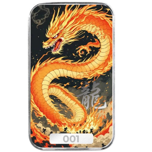 Silberbarren - 1oz USA Drache Huǒyàn 2025