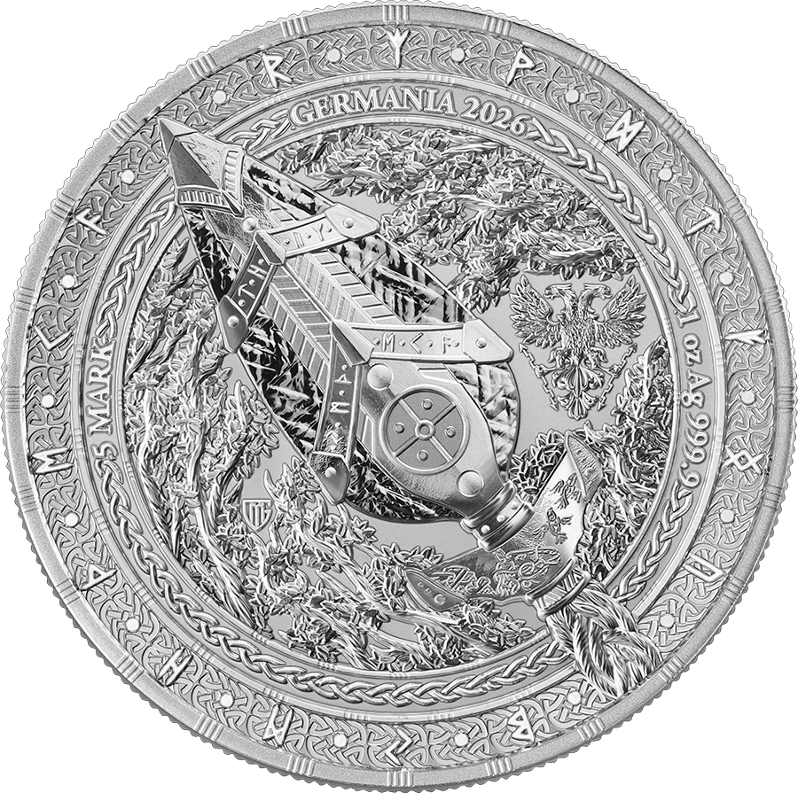 Gungnir 2026 Artefacts 1 oz Silbermünze Odins Speer nordische Mythologie