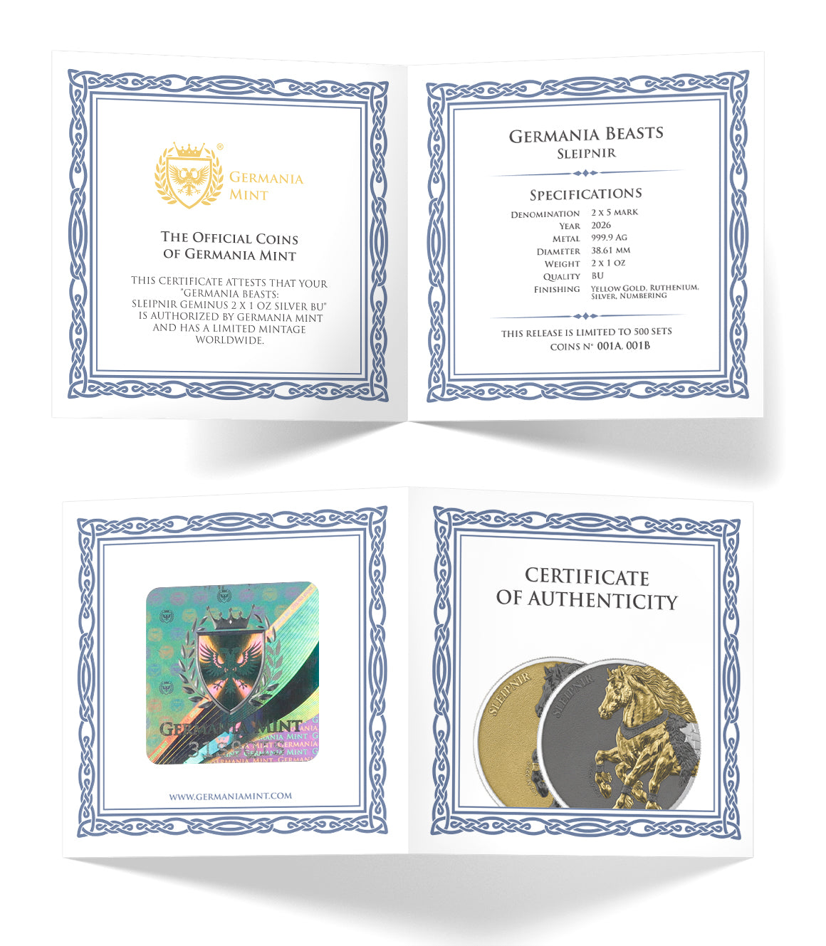 Germania  - Sleipnir 2026 2x1 oz Geminus