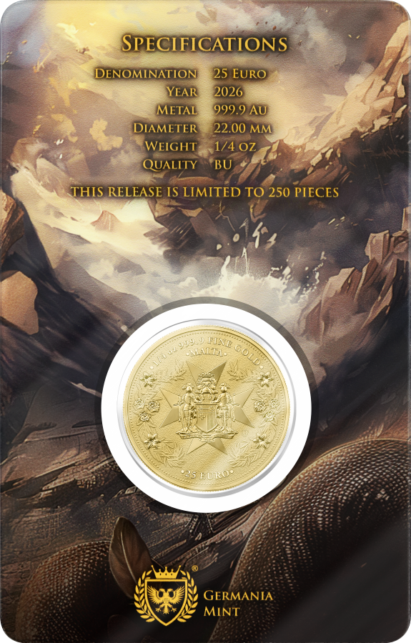 Malta Golden Eagle 2026 1/4 oz Goldmünze Germania Mint
