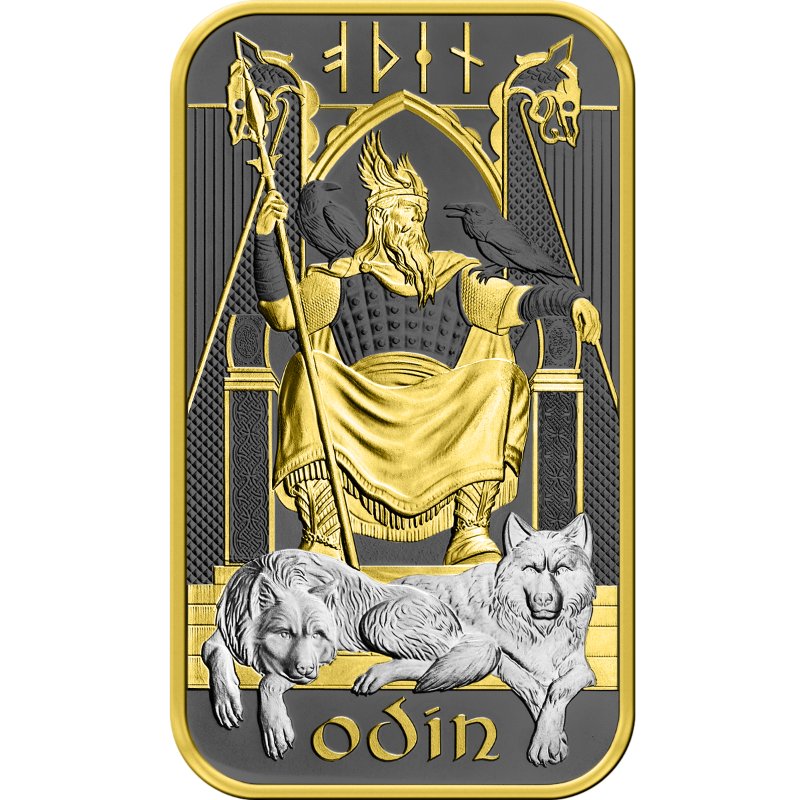 Großbritannien - Gott Odin 1oz Barren Special Edition
