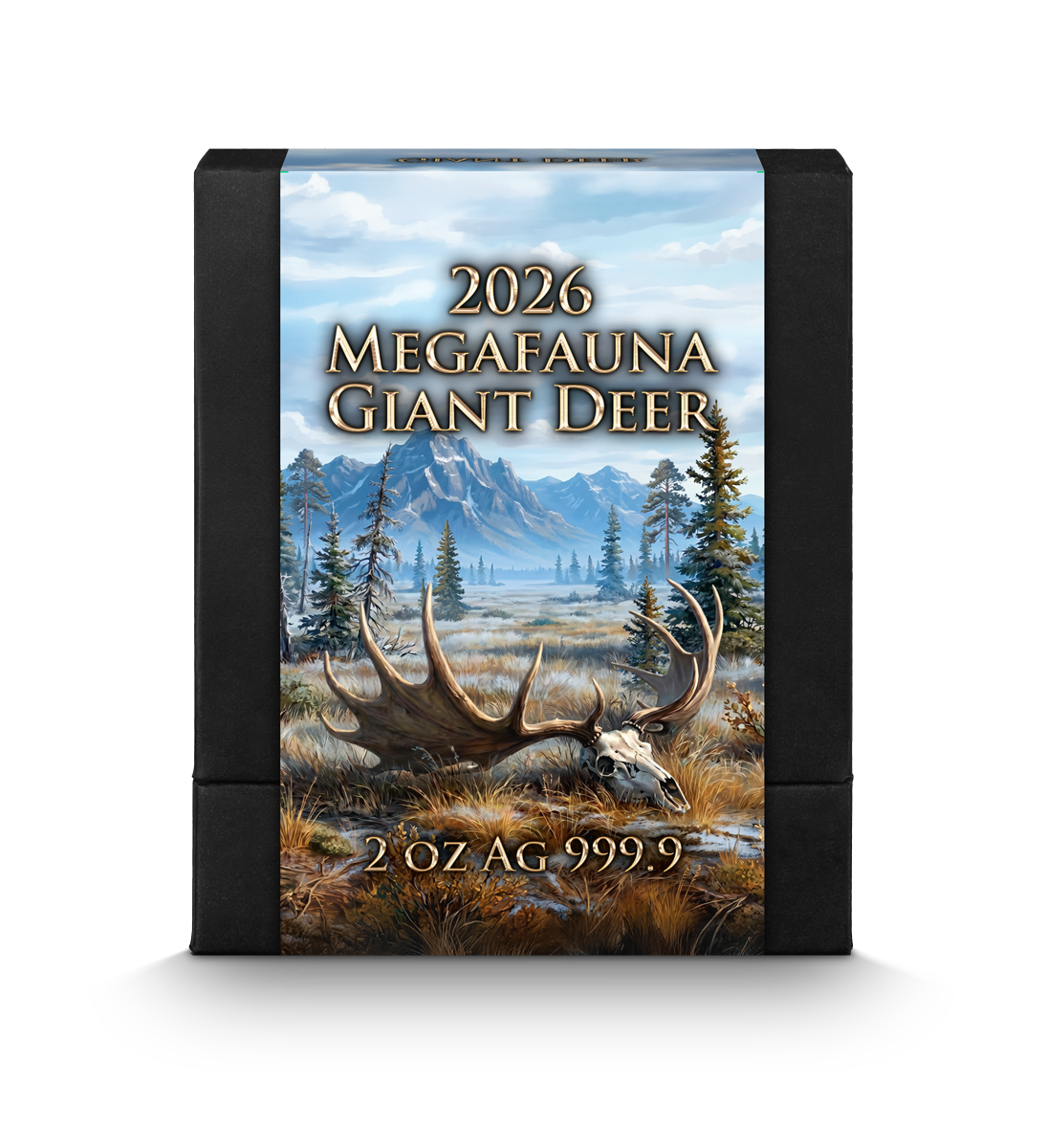 Liberia - 2oz Germania Megafauna Riesenhirsch 2026