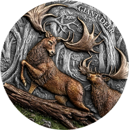 Liberia - 2oz Germania Megafauna Riesenhirsch 2026