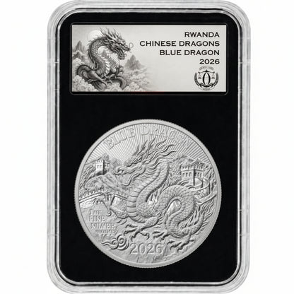 Ruanda Blue Dragon 2026 1 oz Silber PP im Slab