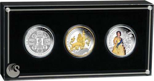 Australien Queen Elizabeth II 100. Geburtstag 2026 3 x 1 oz Silber Proof Set