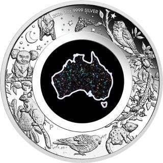 Great Southern Land 2026 Opal Proof 1 oz Silbermünze Australien Perth Mint