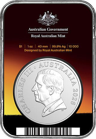 Australien Känguruh Mob of Six 2026 1 oz Silber im Slab