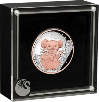 Australien Koala 2026 5 oz Silber High Relief Rotgold PP