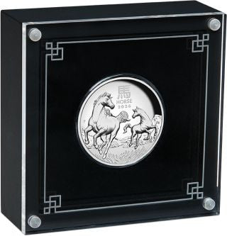 Australien Jahr des Pferdes 2026 1 oz Silber High Relief Proof