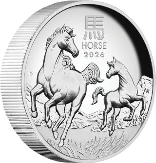 Australien - Lunar III Pferd 2026 Highrelief