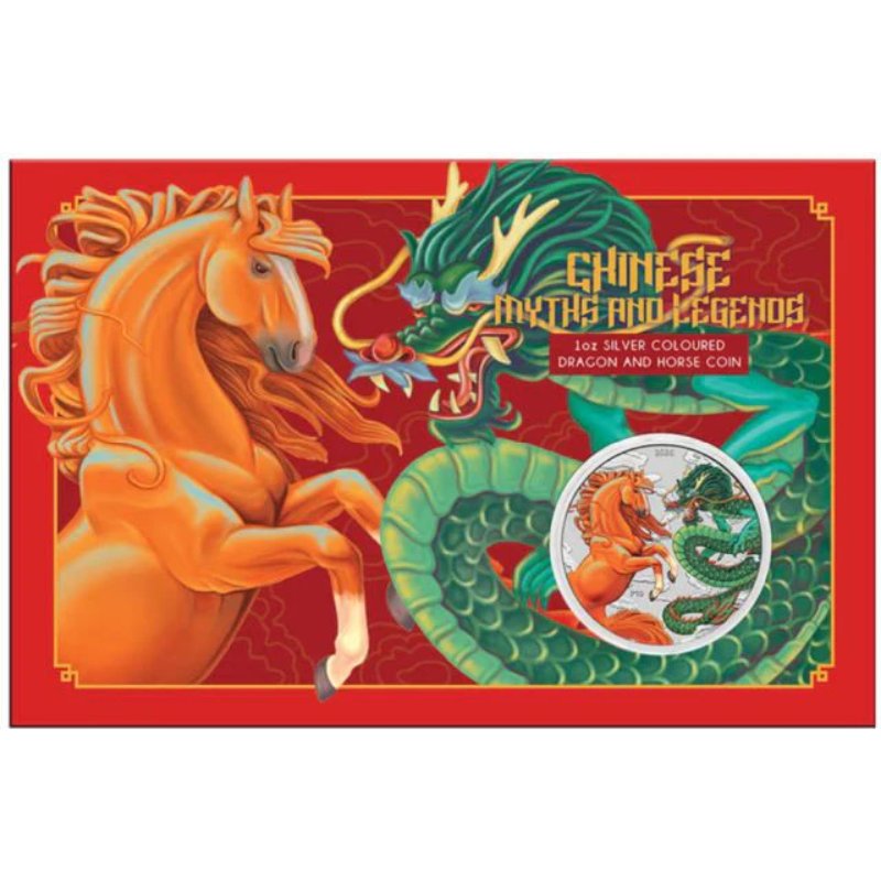 Australien - Pferd und Drache 2026 Fire & Earth Blister