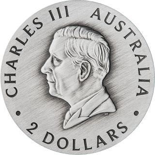 Australien - 2oz Schmetterling Color Antik 2026