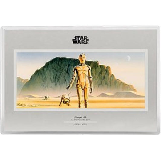 Star Wars Concept Art C-3PO & R2-D2 2026 1 oz Silber