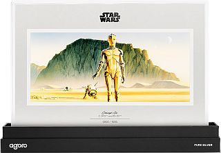 Star Wars Concept Art C-3PO R2-D2 2026 1 oz Silberfolie Niue