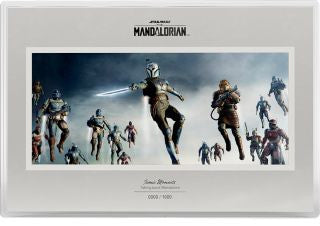 Star Wars Mandalorian Taking Back Mandalore 2026 1 oz Silber Panorama PP