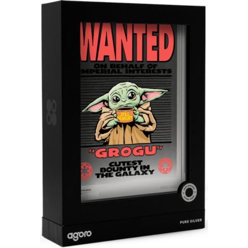 Star Wars Mandalorian Grogu Wanted Foil 2026 Niue 5 g Silber