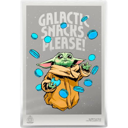 Star Wars Mandalorian Grogu Wanted Foil 2026 Niue 5 g Silber