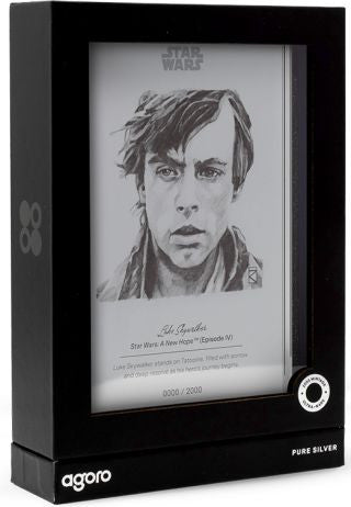 Star Wars Luke Skywalker Skizze Foil 2026 Niue 5 g Silber