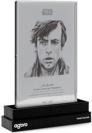 Star Wars Luke Skywalker Skizze Foil 2026 Niue 5 g Silber