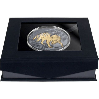 Niue Tasmanischer Tiger 2026 Black Proof Silbermünze