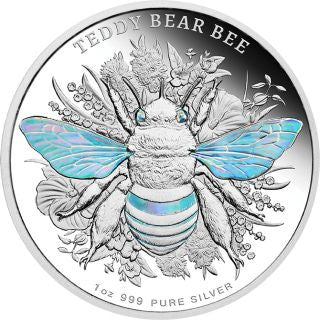 Niue - Teddybär Biene Hologramm 2026