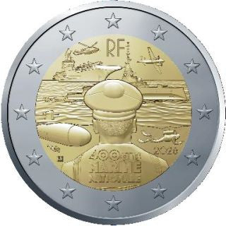 2 Euro Frankreich 2026 400 Jahre Französische Marine